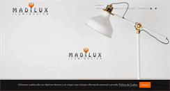 Desktop Screenshot of madilux.com
