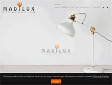Tablet Screenshot of madilux.com